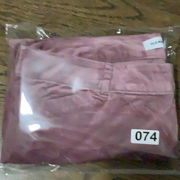 Old Navy Tall Mauve Rose Velvet Pixie Pants Size 14 - Picture 10 of 10